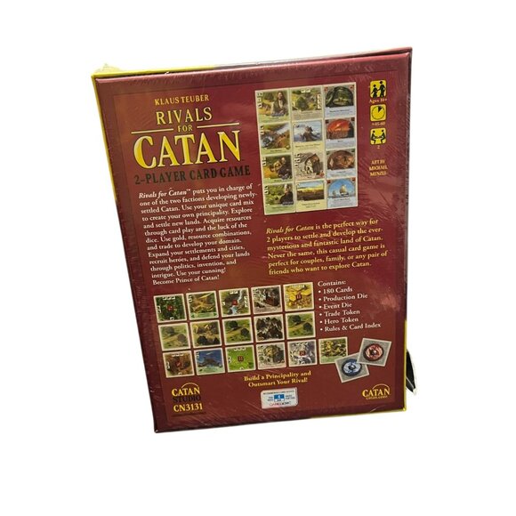 The Rivals for Catan By Klaus Teuber 2 Player Strategy Card Game Brand New - Picture 5 of 5
